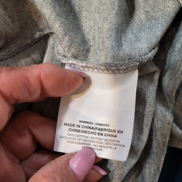 Nike Air Blue Greenand Gray Raglan T-Shirt Large - Picture 3 of 12